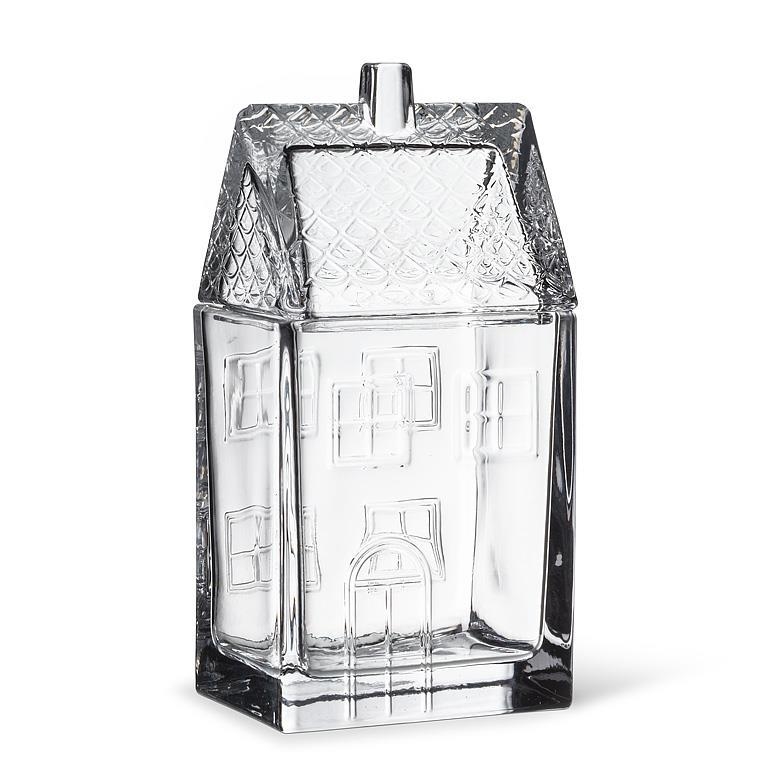 AB-27-MAISON-853 Narrow House Covered Trinket Holder