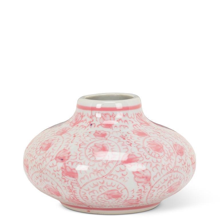 AB-27-ROSEWOOD-004 Pink Florals Bud Vase