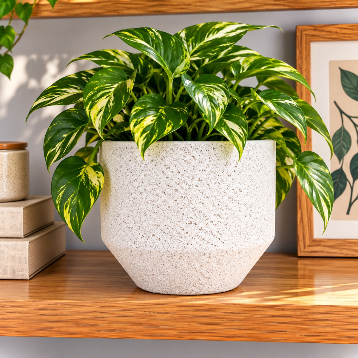 AI-CE00-2008 Textured White Pot