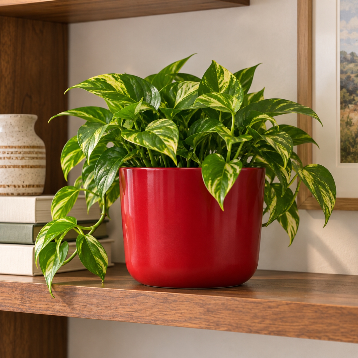 AI-009752103 Kendall Red Ceramic Pot