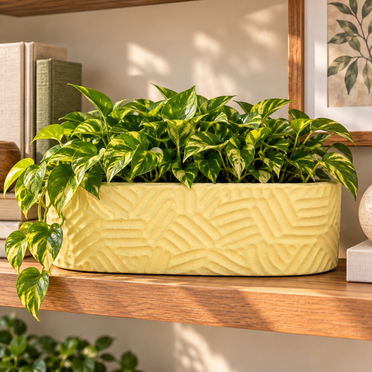 AI-CE19-2010 Sancho Oval Yellow Pot