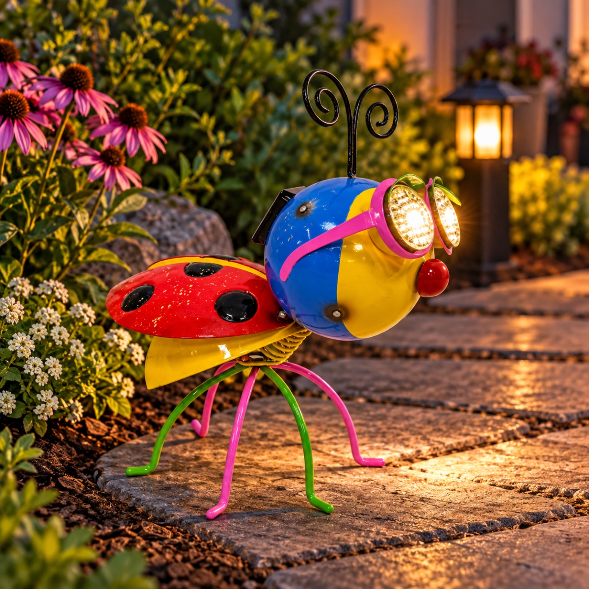 AI-GG9669 Colourful Ladybug Solar Light