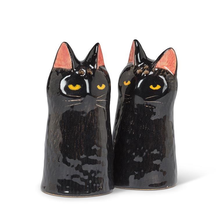 AB-27-PROWL-501-SP Black Cats Salt & Pepper Shaker
