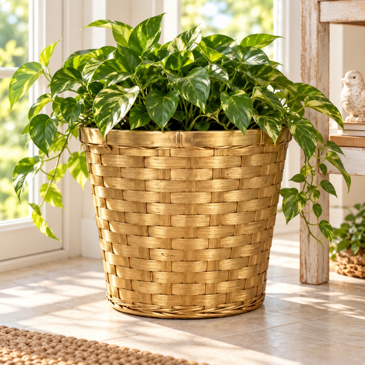 AI-3525GO Metallic Gold Basket