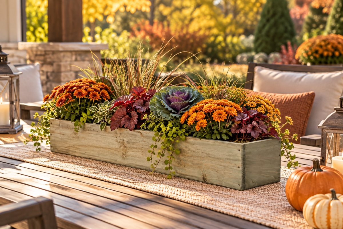 AI-006484600 Natural Finish Wooden Planter