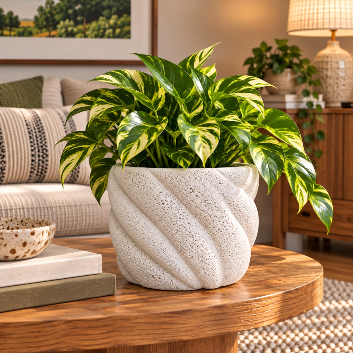 AI-CE10-2007 Marina-Shell Pattern Pot
