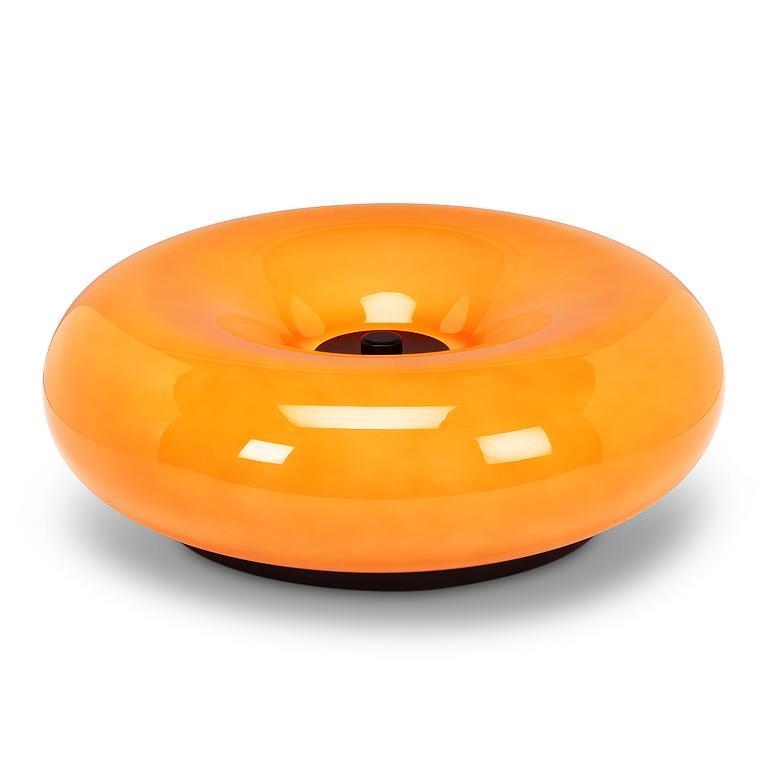 AB-27-HALO-044 Large Orange Donut Led Lamp
