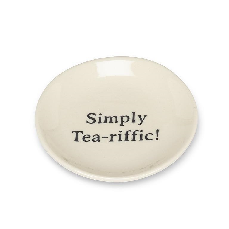 AB-27-TEATIME-507 Simply Tea-Riffic! Tea Bag Holder