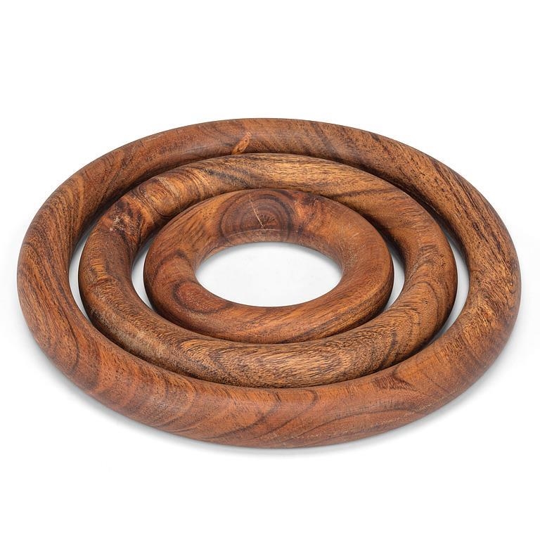 AB-57-CRAFTSMAN-740 Set Of 3 Nested Ring . Trivet