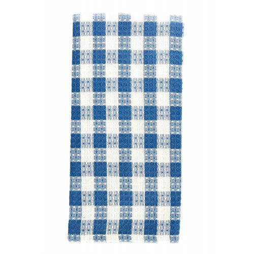 AG-30291S-4 Tea Towels, Toro Blue Check - Set of 4