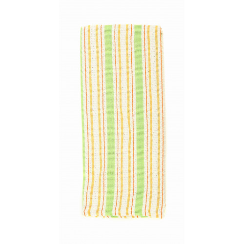 AG-30629S-4 Tea Towels, Green Stripe - Set of 4