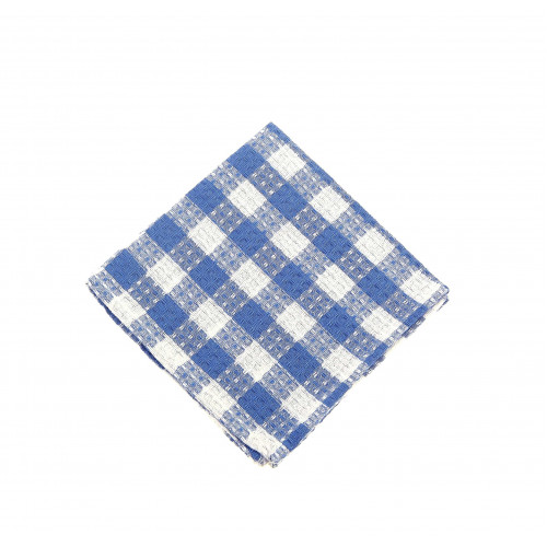 AG-31291S-4 Dish Cloths, Toro Blue Check - Set of 4
