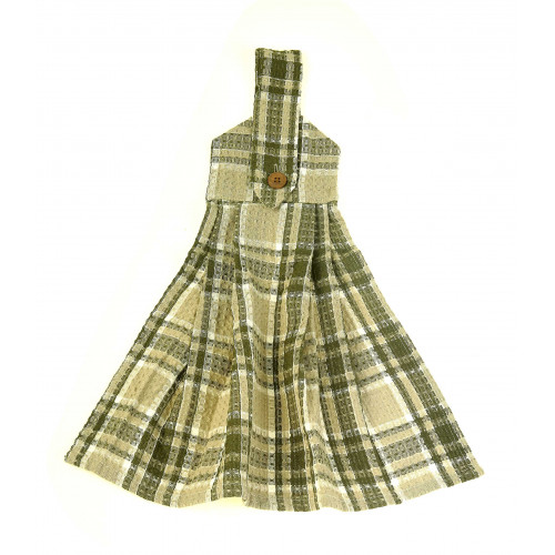 Hanging & Tie Button Towel, Tulsi