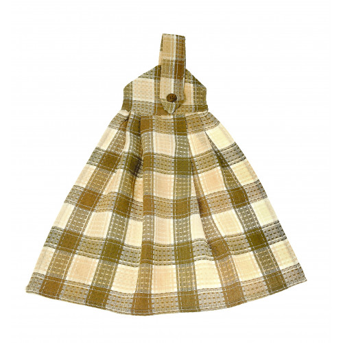 Hanging & Tie Button Towel, Tulip