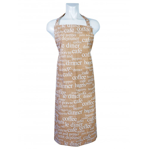Kitchen Apron, Cafe Print