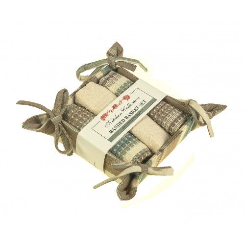 Picture of Mr. MJs Trading AG-48224 Bread Basket Set, Woodside