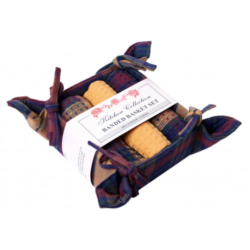 Bread Basket Set, Sunset