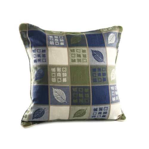 18 x 18 in. Zip Cushion Cover, Green Leaf Harvest