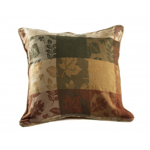 18 x 18 in. Zip Cushion, Oak Cyprus