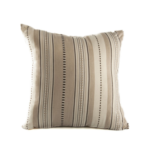 18 x 18 in. Zip Cushion Cover, Coco Stripe