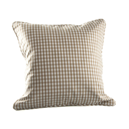 18 x 18 in. Zip Cushion Cover, Toro Beige