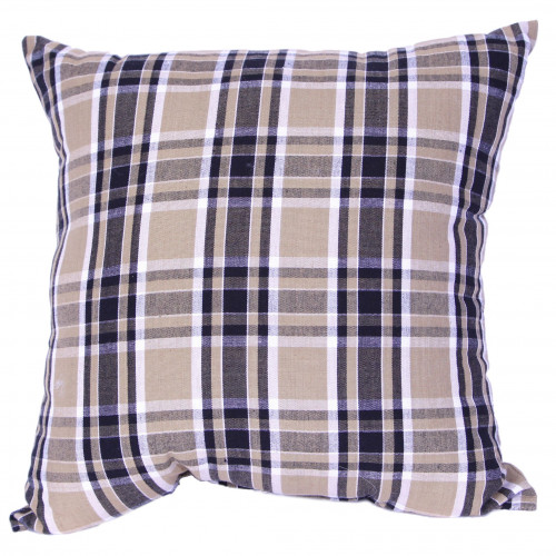 18 x 18 in. Zip Cushion Cover, Black Haze
