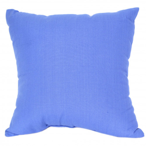18 x 18 in. Zip Cushion, Blue