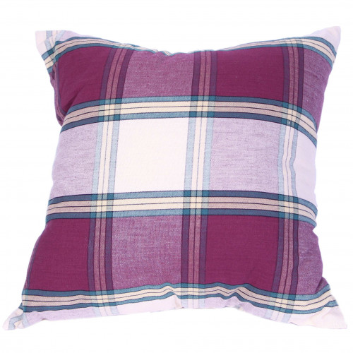 18 x 18 in. Zip Cushion, Sherwood Burgundy