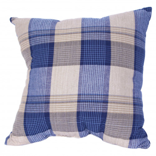 18 x 18 in. Toss Cushion, Sand Blue