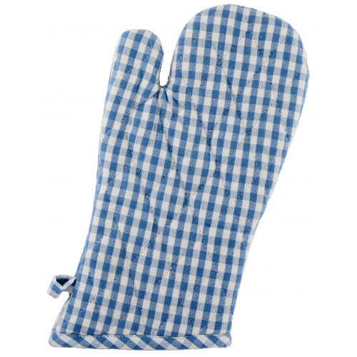 AG-38291S-2 Oven Mittens, Toro Blue Check - Set of 2