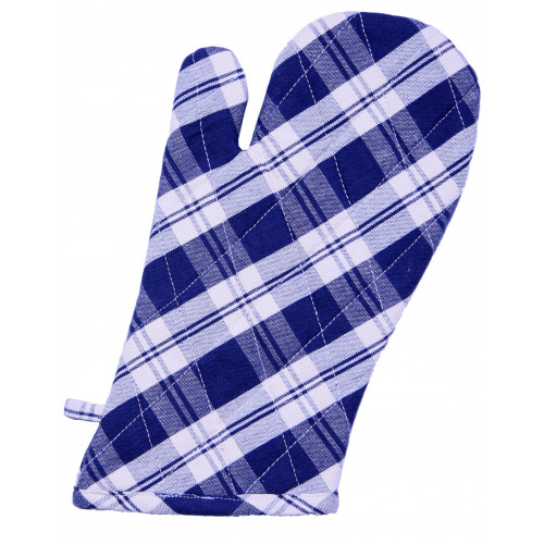 AG-38344S-2 Oven Mittens, Stripe Navy - Set of 2