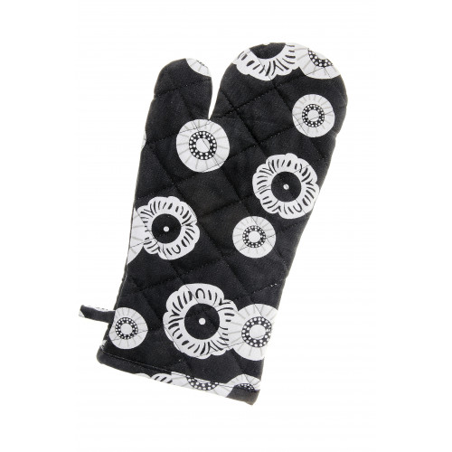 Oven Mitten, Black Print
