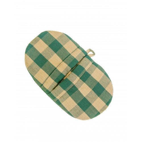 AG-39252S-2 Microwave Mittens, Green Check - Set of 2