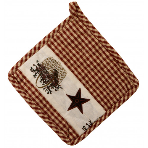 AG-40299S-2 Pot Holders, Star Basket - Set of 2