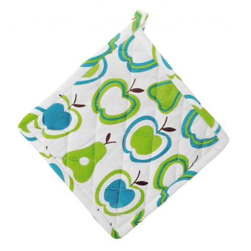 AG-40348S-2 Pot Holders, Apple Print - Set of 2