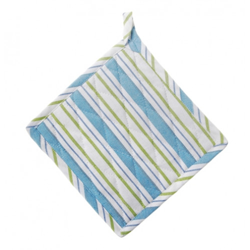 AG-40630S-2 Pot Holders, Blue Stripe - Set of 2