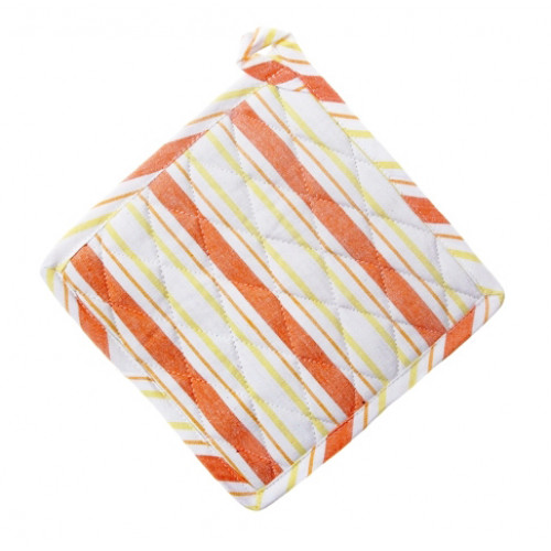 AG-40631S-2 Pot Holders, Orange Stripe - Set of 2