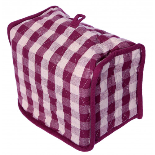Picture of Mr. MJs Trading AG-42251-12x6 12 x 6 in. Toaster Cover&#44; Burgundy Check