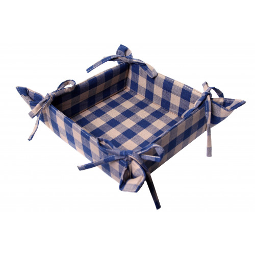 Picture of Mr. MJs Trading AG-45250-5.5x5.5 5.5 x 5.5 in. Bread Basket&#44; Navy Check