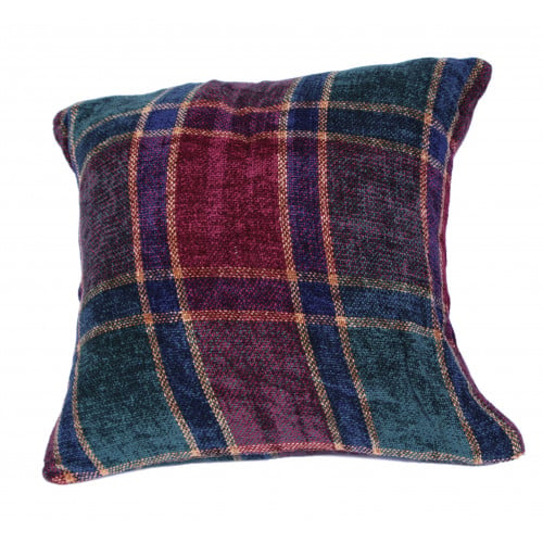 18 x 18 in. Chenille Cushion Cover, Festive Jewel