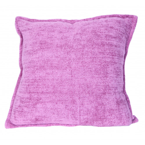 18 x 18 in. Chenille Cushion, Dusty Rose