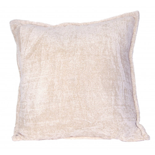 18 x 18 in. Chenille Cushion, Natural