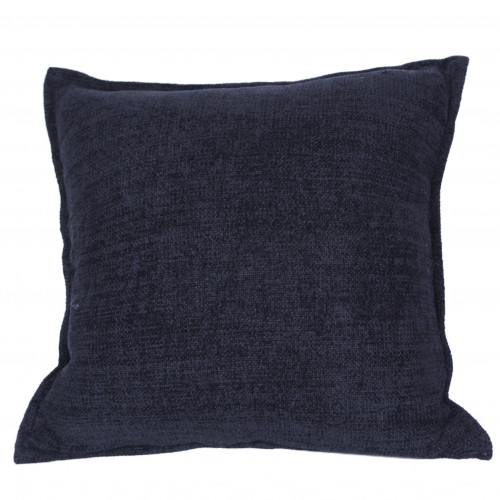 18 x 18 in. Chenille Cushion Cover, Black