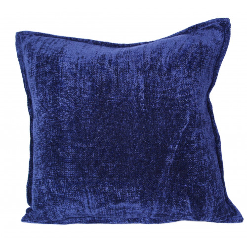 18 x 18 in. Chenille Cushion, Navy