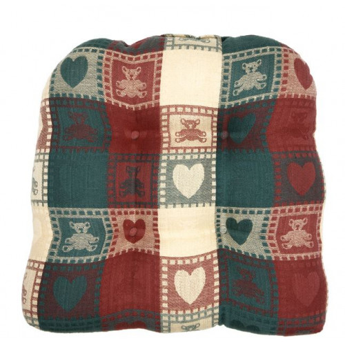 AG-60227 Chair Pad, Teddy Bear
