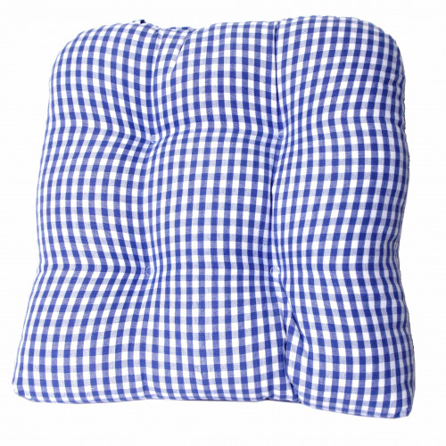 AG-60291A Chair Pad, Toro Blue Check