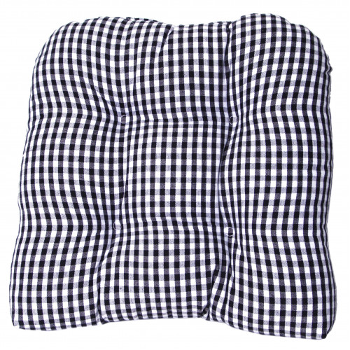 Chair Pad, Toro Black Check