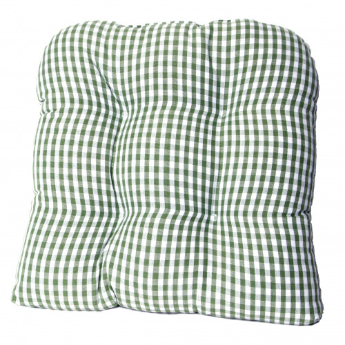 Chair Pad, Toro Green Check