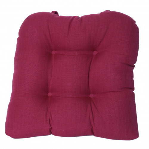 Chair Pad, Burgundy
