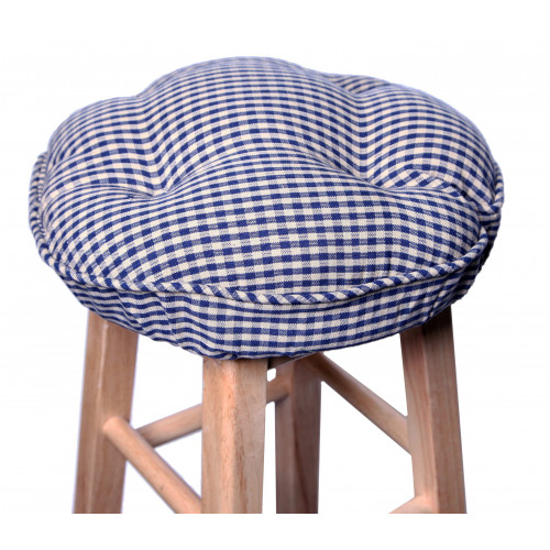 Bar Stool Cushion, Berryvine Navy